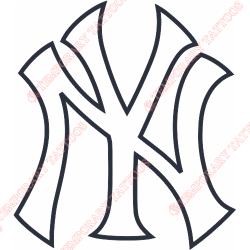 New York Yankees Customize Temporary Tattoos Stickers NO.1782